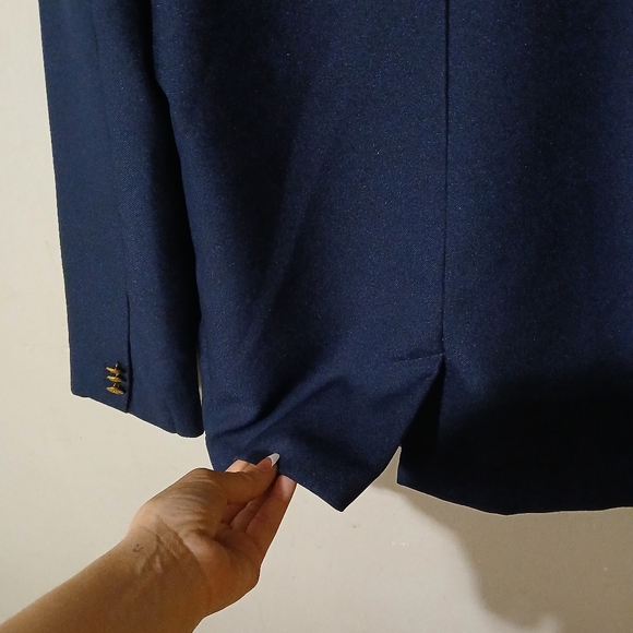 Dark blue French Toast (youth) classic school blazer jacket size 10. - Picture 6 of 12